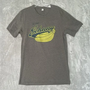 The Real Johnny Bananas T-Shirt Medium Iconic Tee Deep Heather Cotton Poly Shirt - Bild 1 von 6