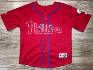 Ryan Howard Philadelphia Phillies MLB Majestic Trikot Jugend Small S 6-8 - Bild 1 von 3