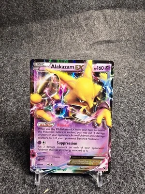 Pokemon TCG Alakazam EX XY Fates Collide 25/124 Lightly Played Holofoil - Image 1 of 2