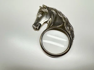 beautiful vintage horse head rare magnifying glass - Picture 1 of 12