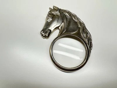 beautiful vintage horse head rare magnifying glass - Image 1 of 4