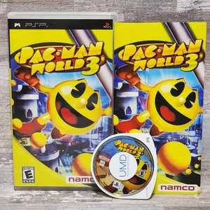 PAC-MAN World 3 - Namco - PlayStation Portable PSP Tested W/Manual - Picture 1 of 10