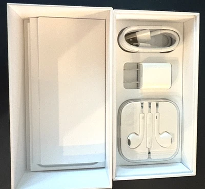 Original OEM Apple iPhone   USB Cable+ Earbuds + Wall Charger  - Image 1 of 3