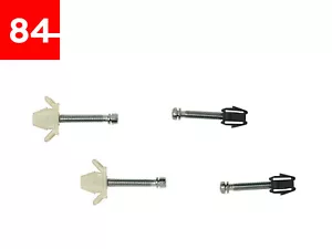 Dodge Dart Coronet Reale Monaco Polara 4x Vite Regolazione Faro Kit + - Foto 1 di 1