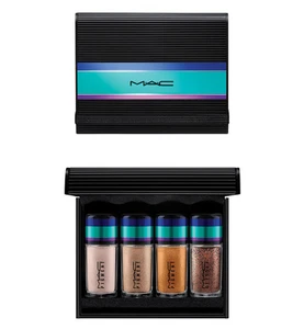 MAC Cosmetics Holiday 2015 Irresistibly Charming 4 x Pigments And Glitter/Gold - Picture 1 of 6