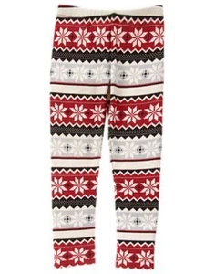 NWT Gymboree Leggings Warm and Fuzzy Fair Isle Girls Holiday Shop Many Sizes - Picture 1 of 1