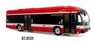 Iconic Replicas 1/87 87-0533 Nova Bus FLS HEV Transit Bus    TTC (Toronto) - Picture 1 of 1
