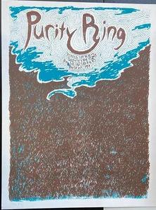 Purity Ring: Boston, 2013 Poster, Signed and Numbered Cecily Perez (Run of 65) - Picture 1 of 2