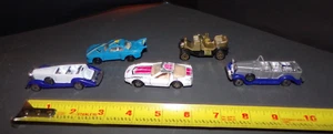 Lot Of 5 DIE-CAST CARS CORVETTE & VINTAGE LOOKING CARS 1:64 Made in HONG KONG - Picture 1 of 5