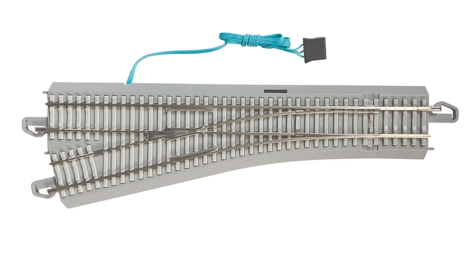 Bachmann 44757 #4 Turnout Left Track w/ Nickel Silver Rails & Concrete Ties HO - Image 1 of 1