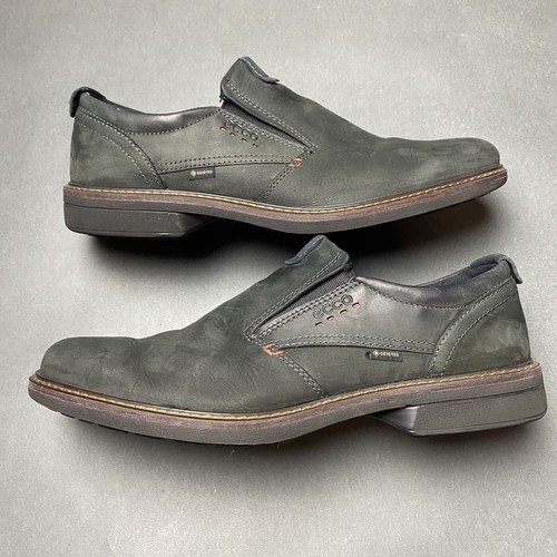 Mocassini ECCO Gore tex scarpe slip on 51018451052 nero uomo US 12