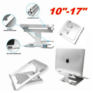 Supporto Portatile Ergonomico Lega di Alluminio Alzata Computer Altezza Regolabile Portatile - Foto 1 di 11