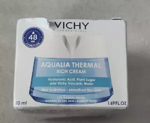 Vichy Aqualia thermische Gesichtsfeuchtigkeitscreme für trockene Haut, reichhaltige Creme mit Hyaluron - Bild 1 von 1