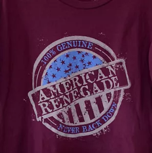 Camiseta para hombre GRUNT STYLE American Renegade Never Back Down Club talla L - Imagen 1 de 6
