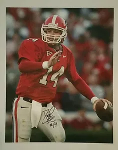 David Greene Georgia Bulldogs Autographed 16x20 Photo picture 2002 SEC MVP - Picture 1 of 2