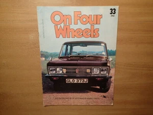 ON FOUR WHEELS #33-Ferrari/Enzo Ferrari/FIA/Fiat-VERY GOOD CONDITION-See Photos - Picture 1 of 3