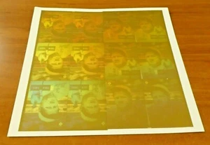 Hoja de 12 tarjetas holográficas sin cortar de Babe Ruth - Imagen 1 de 4