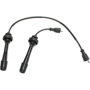 For Mazda Protege5 Spark Plug Wire 2002 2003 Set of 2 Black Finish 5 mm 2.0L