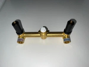 Gold Two Handle Wall Mount Filler Faucet Elegance and Functionality Brass Model - Picture 1 of 5