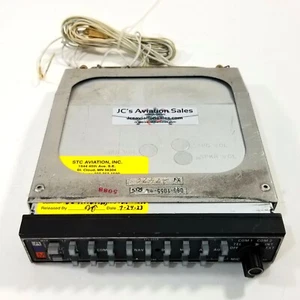 BENDIX KING KMA 24 AUDIO PANEL 066-1055-03 (14/28V) WITH FAA 8130 w/ TRAY - Bild 1 von 8