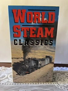 World Steam Classics Volumes 1 & 2 VHS 2-Tape Set Train & Railroad Video - Picture 1 of 8