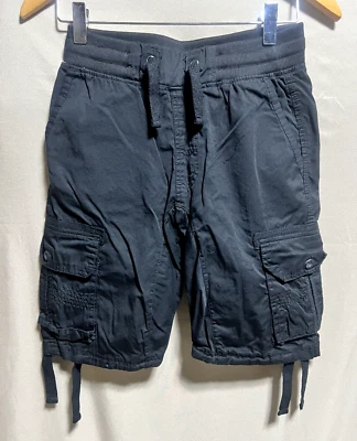 Pantalones cortos cargo SouthPole negros de fácil cuidado nuevos con etiquetas para niños jóvenes M (10-12) - Precio de venta sugerido por el fabricante $40 (H) Foto 1 de 4