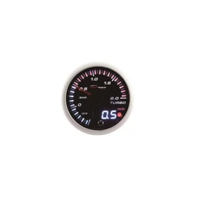 DEPO RACING DIGITAL+ANALOG BOOST GAUGE 52mm TURBO LADERDRUCK ANZEIGE SLD5201B - Picture 1 of 1