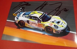 PHOTO cm13x19 signed PORSCHE 911 GT3 R GT3 #92 MANTHEY PURERXCING WEC QATAR 2024 - Foto 1 di 2
