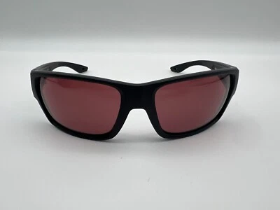 NEW Costa Del Mar TAILFIN Polarized Sunglasses Matte Black / Rose Glass Medium - Image 1 of 4