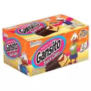 Marinela, Gansito Snack Cakes, 1.76 oz, 24-Count - Picture 1 of 2