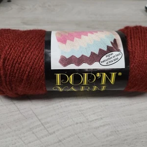 Pop'n Yarn 3,5 Unzen Acryl 4-fädig Spektrum Violett 217 Afghan Häkeln X3 - Bild 1 von 9