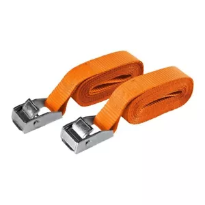 PACK DE 2 1" X 12 pies 330 lb. Correas de amarre Sujetan y aseguran carga, ¡equipaje DE ALTA RESISTENCIA! - Imagen 1 de 15
