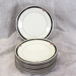 Noritake Etienne Salad Plates 8-1/8" Lot of 10 - Picture 1 of 7