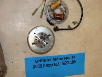Kawasaki KDX220R 2000 OEM volante magnético estator generador de generación f4t100 Foto 1 de 4