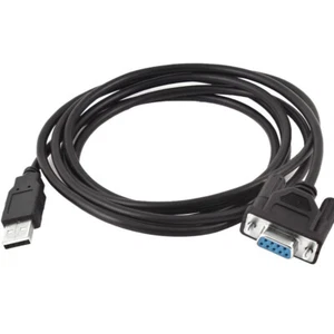6FT RS232 DB9 9Pin Female to USB 2.0 A Male Serial Cable Adapter Converter Cord - Picture 1 of 3