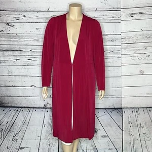 Lane Bryant NWT Size 18/20 Pink Clasp Front Duster Cardigan Jacket w/ Pockets - Picture 1 of 4