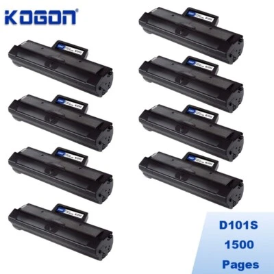 8 Toner Cartridge MLT-D101S For Samsung ML-2160 ML-2165W ML-2168 SCX-3400 - Image 1 of 2