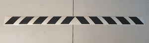 Reflective Rear Bumper Chevron Stripe High Visibility Vinyl Decal - Picture 1 of 4