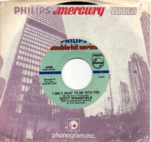 Dusty Springfield:I only want to be with you/All cried out:US Philips:Re-Issue - Picture 1 of 2