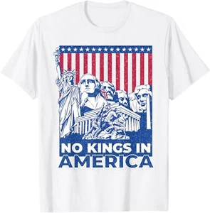 No Kings In America T-Shirt - Picture 1 of 5