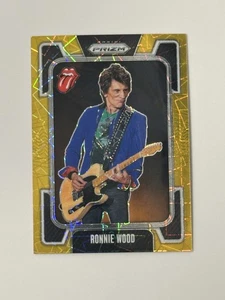 2025 Panini Prizm The Rolling Stones - Ronnie Wood #26 Gold #/10 - Picture 1 of 2