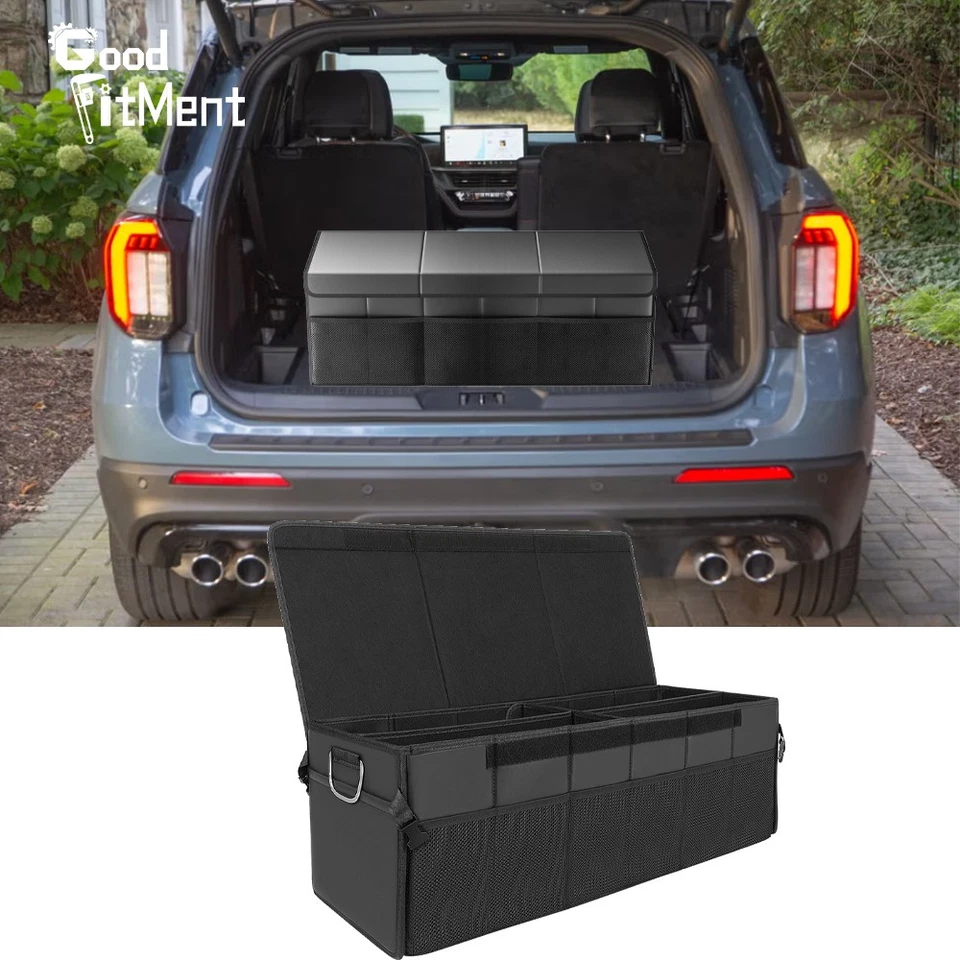 For Ford Explorer 91-2025 Trunk Cargo Organizer Folding Collapsible Storage Box - Image 1 of 4