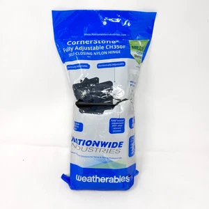 CornerStone Fully Adjustable CH350F Self-Closing Nylon Hinge By Nationwide Ind. - Picture 1 of 6