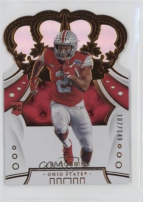 2020 Chronicles Draft Picks Crown Royale Mirror Holo /149 JK Dobbins Rookie RC - Image 1 of 2