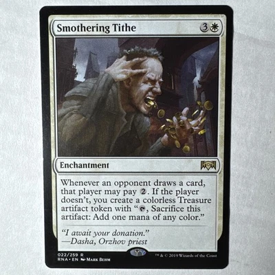 Smothering Tithe - Ravnica Allegiance - Regular - LP - MTG - Image 1 of 3