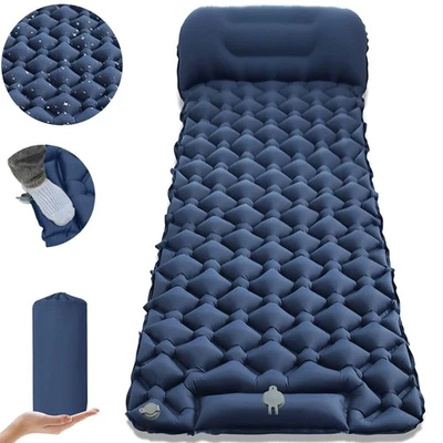 Isomatte Selbstaufblasend Ultraleichte Camping Matratze Outdoor schlafmatte DE - Bild 1 von 4