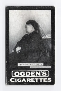 Tarjeta de colección de tabaco 1901 Ogdens Tabs General Interest Queen Victoria #114 - Imagen 1 de 2
