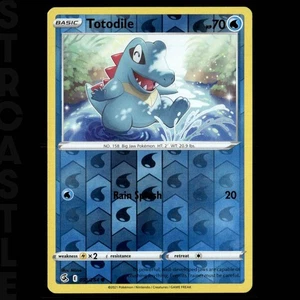 Tododile 055/264 Swsh08: Fusion Strike - Holograma inverso - Común - Juego de cartas coleccionables Pokémon - Imagen 1 de 3