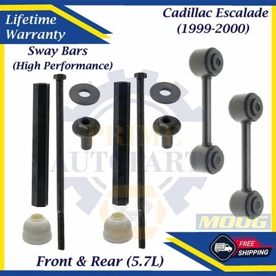 MOOG OEM Front & Rear Sway Bar Links For 1999-2000 Cadillac Escalade Lifetime W. - Image 1 of 4