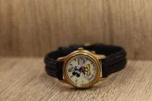 Vin Seiko Mickey Mouse leuchtendes Zifferblatt Tag Datum 7N83-6A70 Damenuhr neue Batterie - Bild 1 von 6